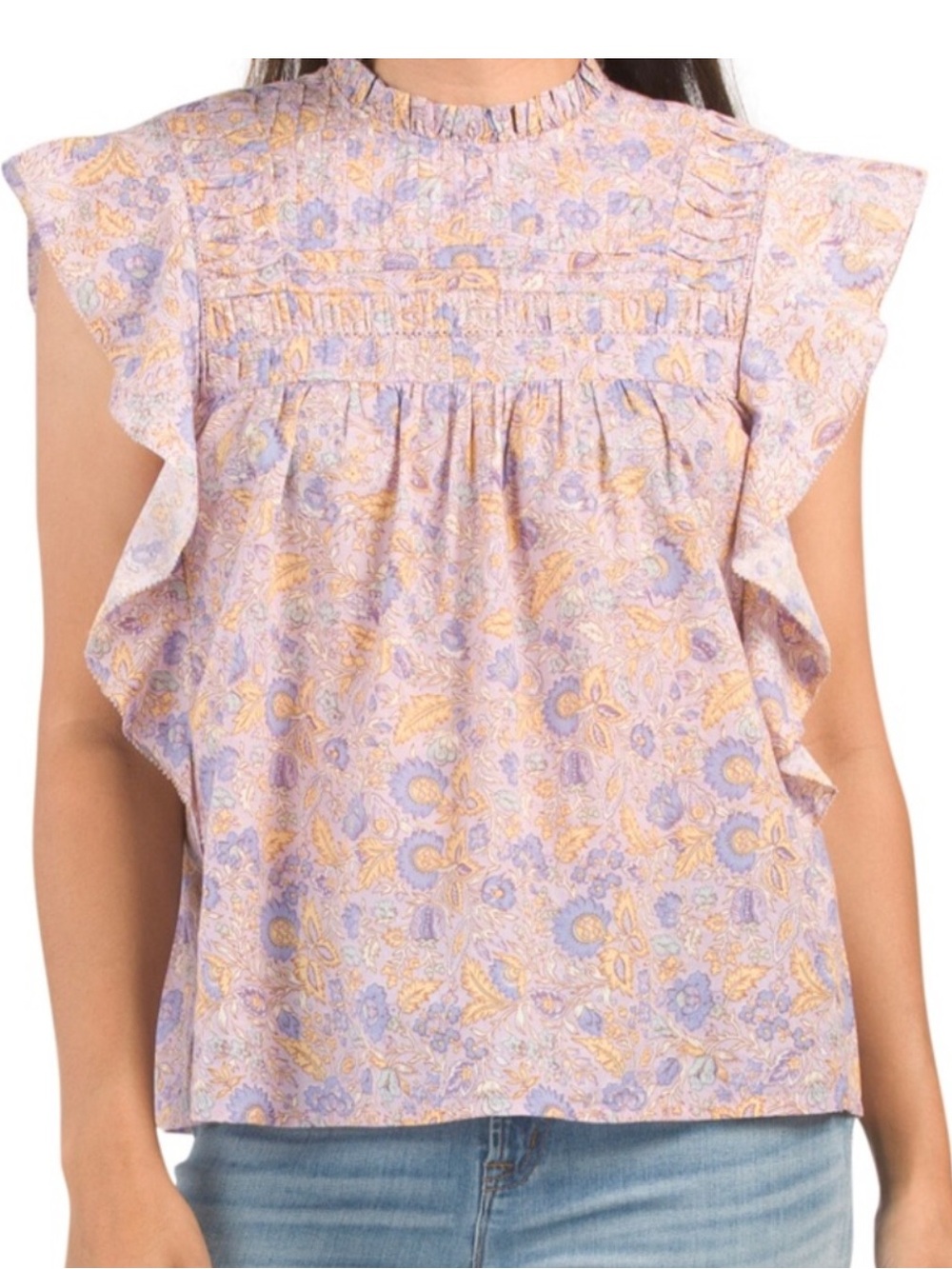 LOVE THE LABEL Josepha Flutter Sleeve Blouse